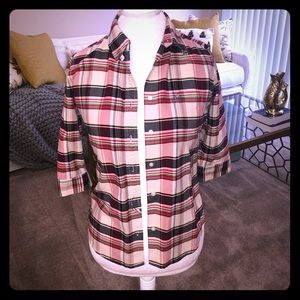 AG Adriano Goldschmied slim fit plaid cotton